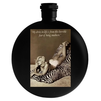 Christina Aguilera Round Flask