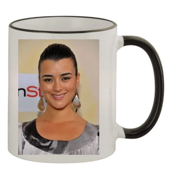 Cote De Pablo 11oz Colored Rim & Handle Mug