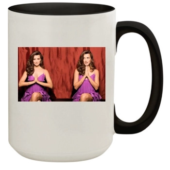 Cote De Pablo 15oz Colored Inner & Handle Mug