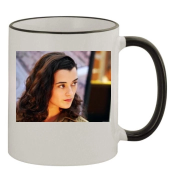 Cote De Pablo 11oz Colored Rim & Handle Mug