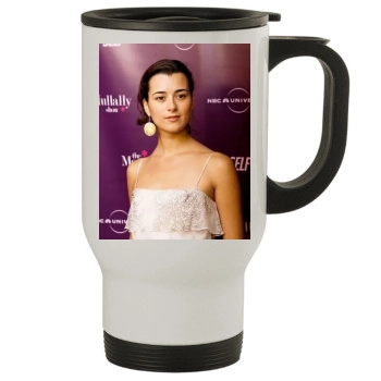 Cote De Pablo Stainless Steel Travel Mug