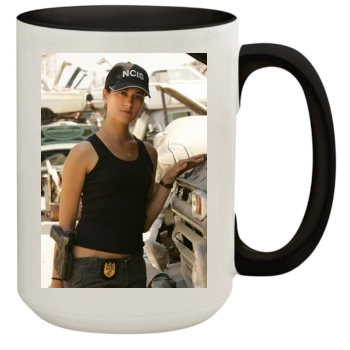 Cote De Pablo 15oz Colored Inner & Handle Mug