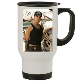 Cote De Pablo Stainless Steel Travel Mug