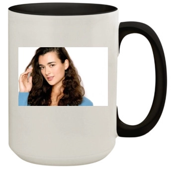 Cote De Pablo 15oz Colored Inner & Handle Mug