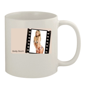 Emily Scott 11oz White Mug