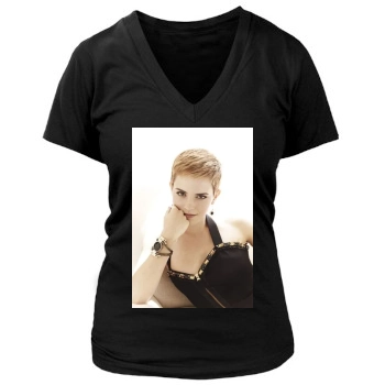 Emma Watson Women's Deep V-Neck TShirt