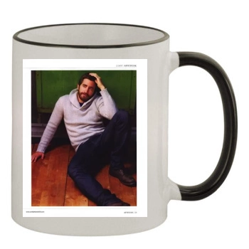 Jake Gyllenhaal 11oz Colored Rim & Handle Mug