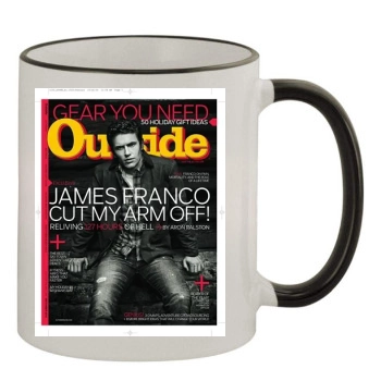 James Franco 11oz Colored Rim & Handle Mug