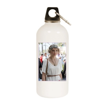 Taylor Swift White Water Bottle With Carabiner