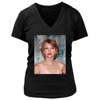 Taylor Swift Women's Deep V-Neck TShirt