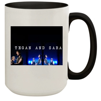 Tegan and Sara 15oz Colored Inner & Handle Mug