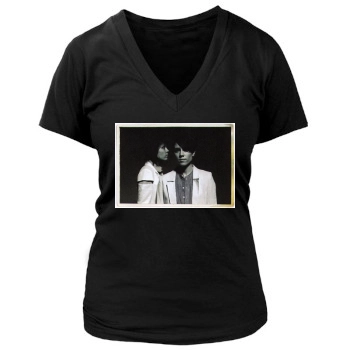 Tegan and Sara Women's Deep V-Neck TShirt