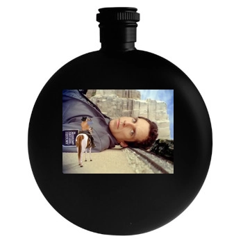 Ben Stiller Round Flask