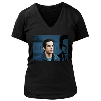 Ben Stiller Women's Deep V-Neck TShirt