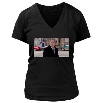 Ben Stiller Women's Deep V-Neck TShirt