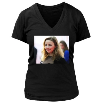 Charlotte Church Women's Deep V-Neck TShirt