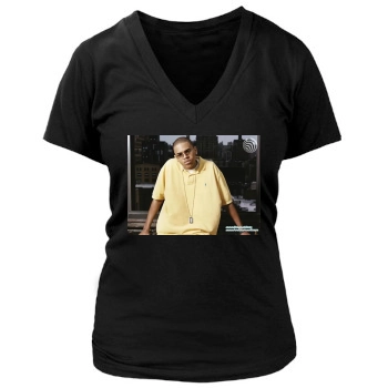 Chris Brown Women's Deep V-Neck TShirt