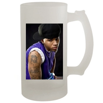 Chris Brown 16oz Frosted Beer Stein