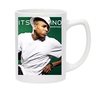 Chris Brown 14oz White Statesman Mug