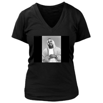 Chris Brown Women's Deep V-Neck TShirt