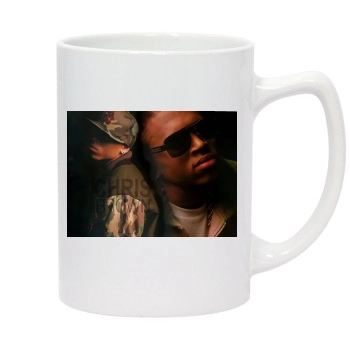 Chris Brown 14oz White Statesman Mug