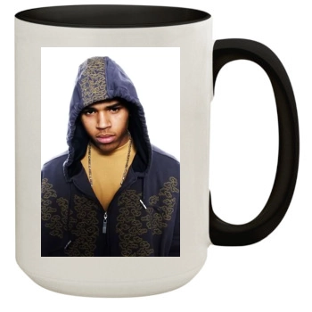 Chris Brown 15oz Colored Inner & Handle Mug