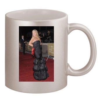 Christie Brinkley 11oz Metallic Silver Mug