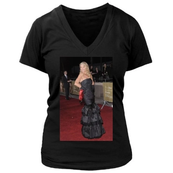 Christie Brinkley Women's Deep V-Neck TShirt