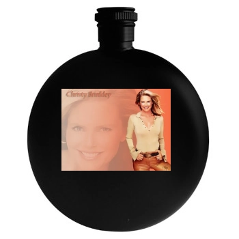 Christie Brinkley Round Flask