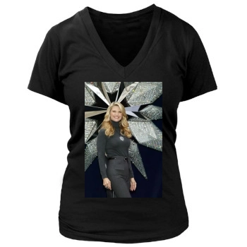 Christie Brinkley Women's Deep V-Neck TShirt