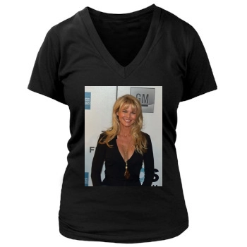 Christie Brinkley Women's Deep V-Neck TShirt