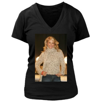 Christie Brinkley Women's Deep V-Neck TShirt