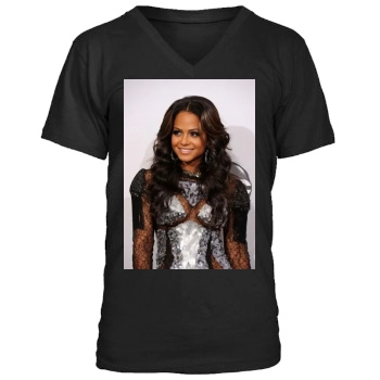 Christina Milian Men's V-Neck T-Shirt