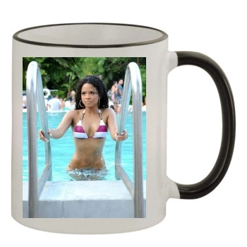 Christina Milian 11oz Colored Rim & Handle Mug