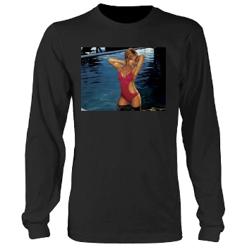 Christina Milian Men's Heavy Long Sleeve TShirt