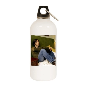 Cillian Murphy White Water Bottle With Carabiner