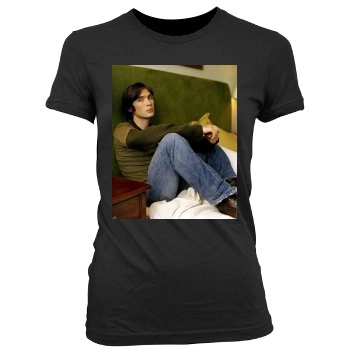 Cillian Murphy Women's Junior Cut Crewneck T-Shirt