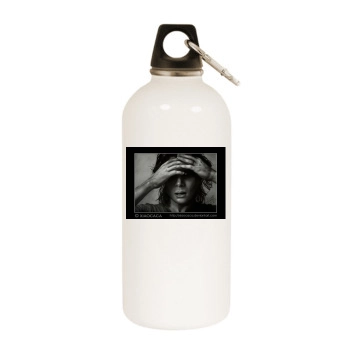 Cillian Murphy White Water Bottle With Carabiner