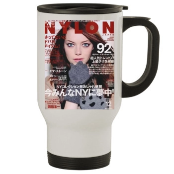 Emma Stone Stainless Steel Travel Mug