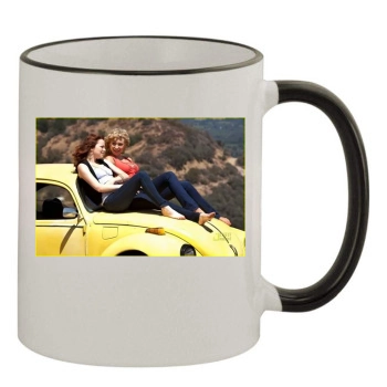 Emma Stone 11oz Colored Rim & Handle Mug