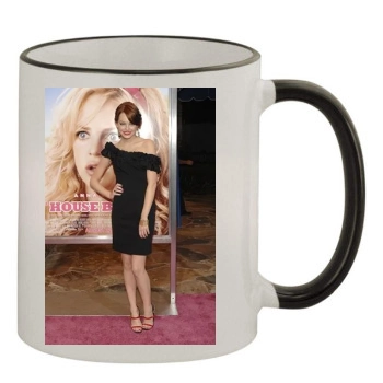 Emma Stone 11oz Colored Rim & Handle Mug