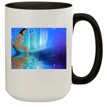 Emmy Rossum 15oz Colored Inner & Handle Mug