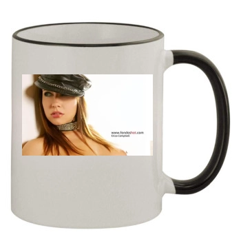 Erica Campbell 11oz Colored Rim & Handle Mug