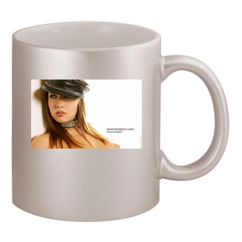 Erica Campbell 11oz Metallic Silver Mug