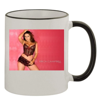 Erica Campbell 11oz Colored Rim & Handle Mug