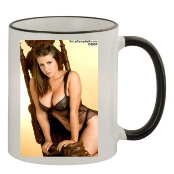 Erica Campbell 11oz Colored Rim & Handle Mug