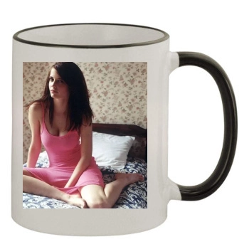 Eva Green 11oz Colored Rim & Handle Mug