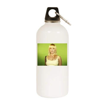 Jewel Kilcher White Water Bottle With Carabiner