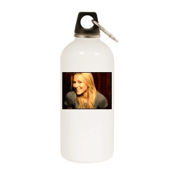 Jewel Kilcher White Water Bottle With Carabiner