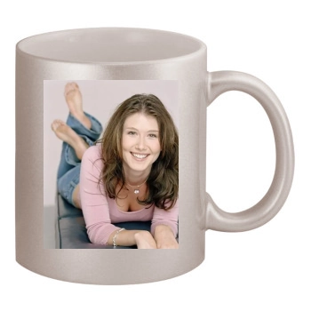 Jewel Staite 11oz Metallic Silver Mug